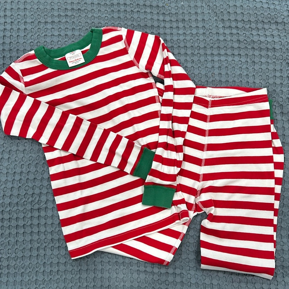 Pre-loved Hanna Andersson Striped PJs - Sz 10